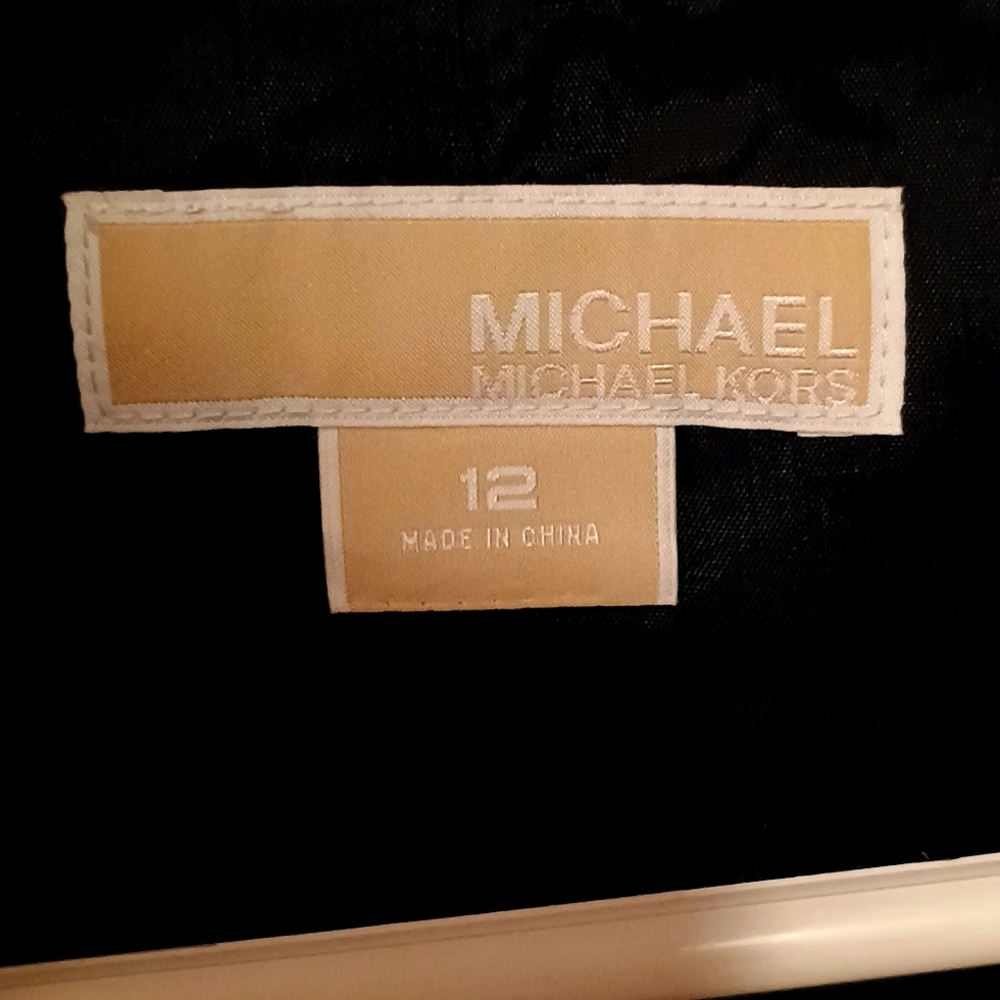Black, Michael Kors jacket, size 12